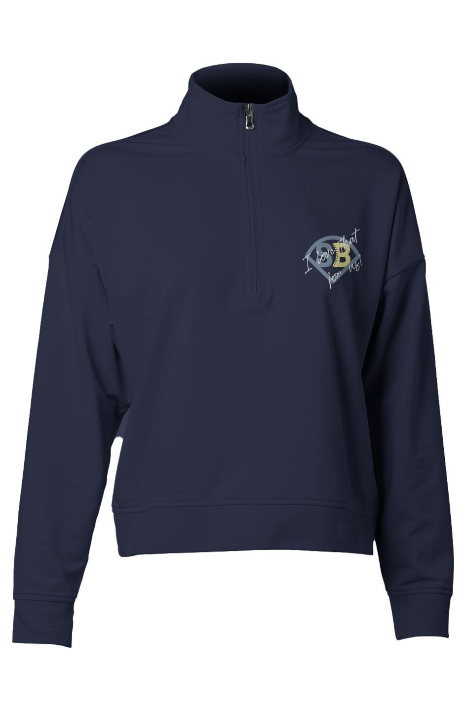 I Love That For Us Womens Quarter Zip