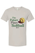 PREORDER "The Future Plays Softball" vintage unisex tee