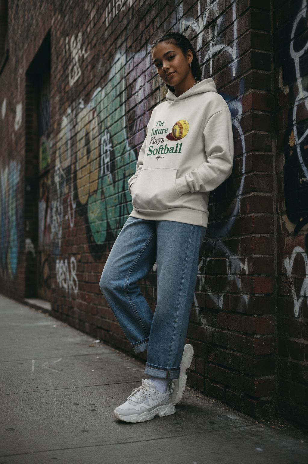 PREORDER “The Future Plays Softball" vintage hoodie