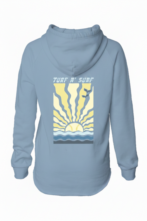 Beach Sweatshirt Misty Blue - Turf 'n Surf collection